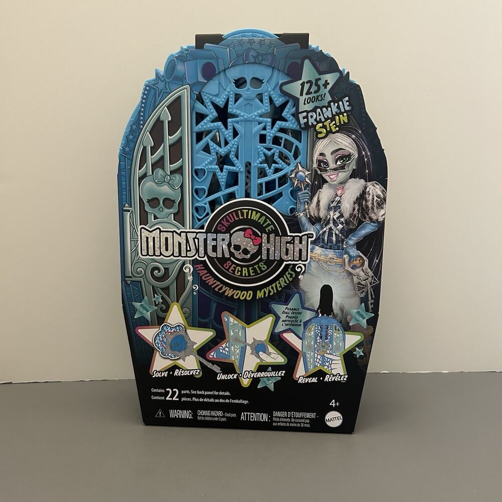 Monster High Skulltimate Secrets Hauntlywood Mysteries Frankie Stein Doll New